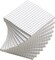 (12 Pad) Lined Grid Sticky Notes, Self-Stick Notes, Easy to Post for School, Office, Notebook, White Color Pads/Pack